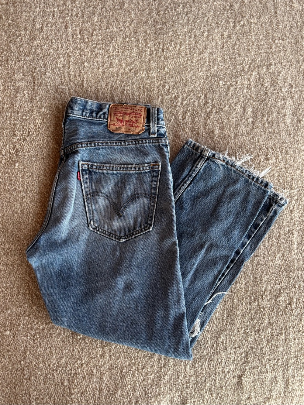 Vintage Distressed Levi’s 505 Jeans